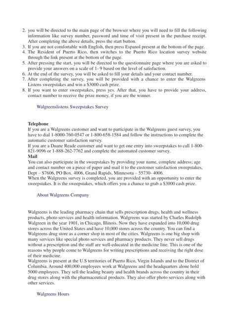 PPT - Walgreenslistens Feedback survey- PPT PowerPoint Presentation ...