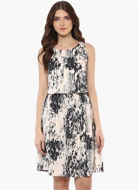 Porsorte Women Fit and Flare Pink Dress