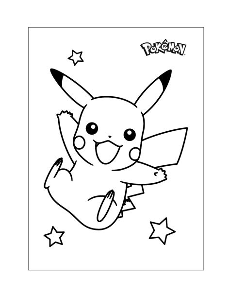 Pikachu Coloring Pages – Printable Coloring Pages. FREE