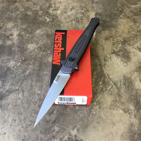 Kershaw Launch 8 Auto SW/PL 3.5″ CPM154 Stiletto Style Gray Handle w ...