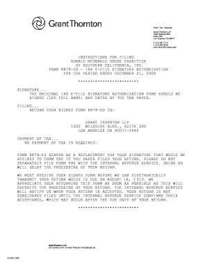 IRS Form 8879-EO Signature Authorization - Blank Fillable Template ...
