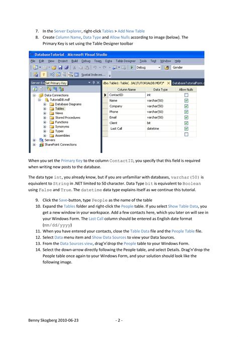 Image result for How to Create a Database Tutorial