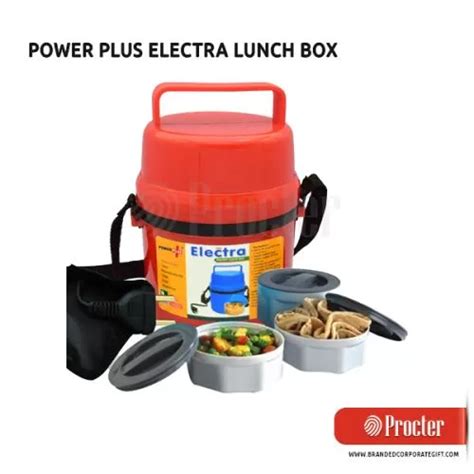POWER PLUS ELECTRA Lunch Box Plastic H06 in bulk for corporate gifting ...