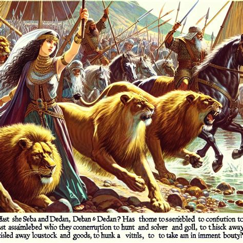 Ezekiel 38:13 Artwork | Bible Art