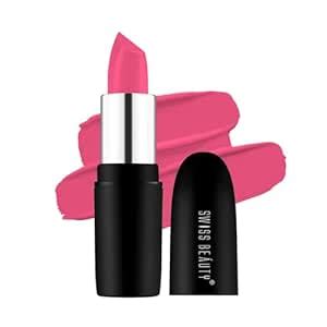 Buy Swiss Beauty Pure Matte Creamy Lipstick | Non-drying, Highly ...