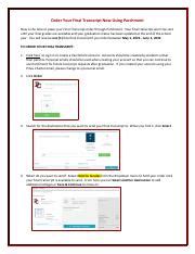 Image result for Parchment Unofficial Transcript