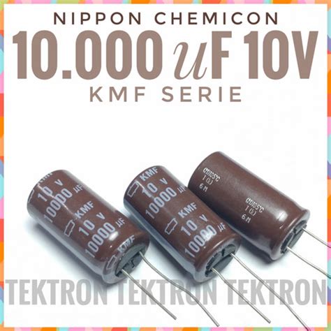 Jual Nippon Chemicon 10000uF 10V Elko Elco Kapasitor Capacitor 10mF ...