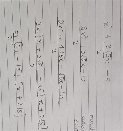 Find the zeroes of p(x)=x2+ 3route 5x/2-5 - Brainly.in