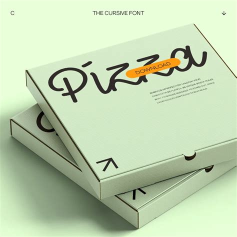 THE CURSIVE FONT - THE BOLD FONT - TYPE FOUNDRY