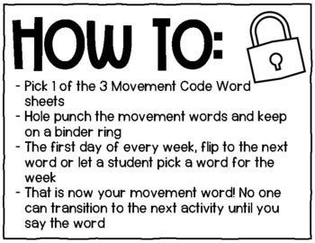 Image result for Writing Movement Code