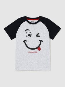 Flipkart.com | MAX Boys Graphic Print Polycotton Regular T Shirt - Crew ...