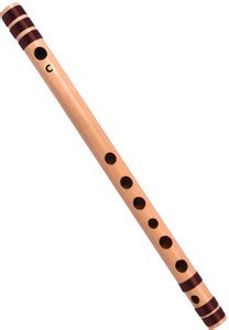 Foora Musical C Sharp Medium Right Hand Bansuri 19 inches Bamboo Flute ...