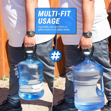 TRDWH003 | Ergonomic 3 to 5 Gal Water Jug Handle / Carrier – TERA PUMP