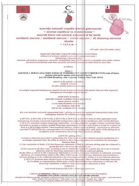 Document - 2021-10!05!130530 Lien Yonkers City Court Corporation | PDF