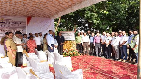 "Inauguration of Edible Oil Handling Facility at Berth No.15" at New ...