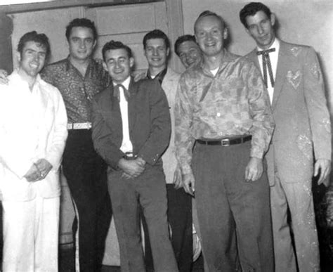 L - R...Bobby Lee Trammell, Johnny Cash, Wynn Stewart, Glenn glenn ...