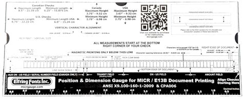 Mounted MICR Check Position Plastic Gauge : Amazon.in: Industrial ...