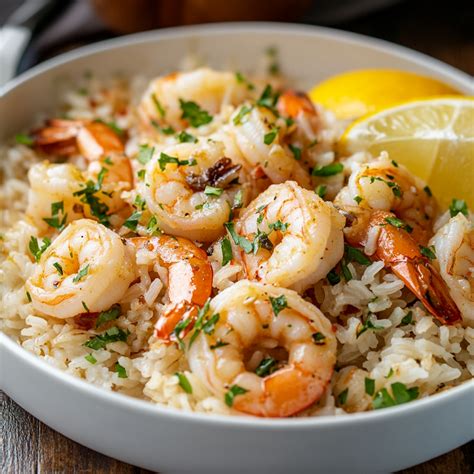 Delicious Spicy Garlic Shrimp with Rice Recipe