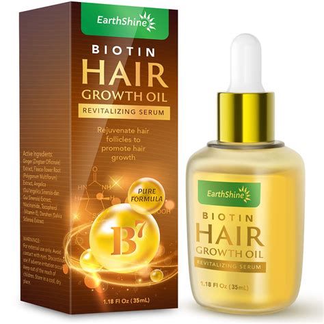 Amazon.com : Hair Growth Serum - Biotin Hair Regrowth Oil Prevent Hair ...