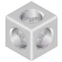 Rexroth 3842523874 Cubic Connector, 45 x 45,45/3, Silver - Pack of 5 ...