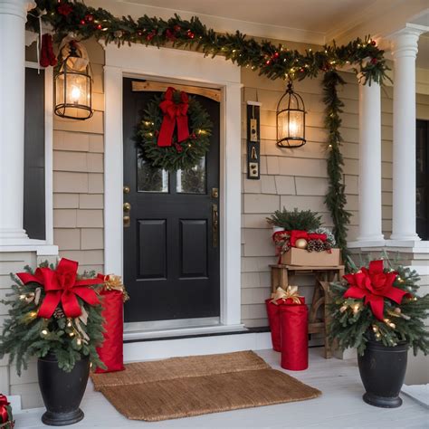 31 Festive Front Porch Christmas Decor Ideas to Wow Your Neighbors ...