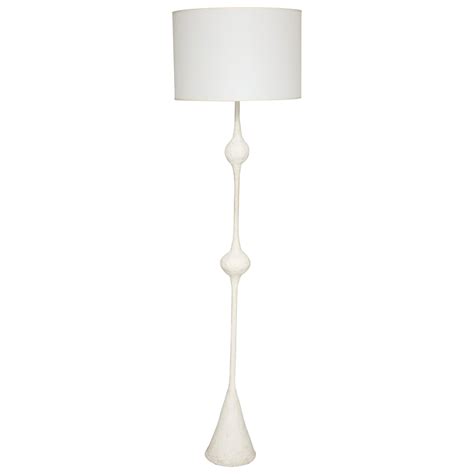 Custom Plaster Floor Lamp in the Giacometti Manner For Sale at 1stDibs