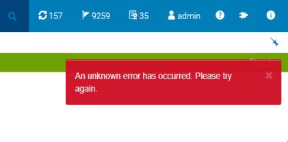 OpenManage Enterprise: Export of template fails with 'An unknown error ...