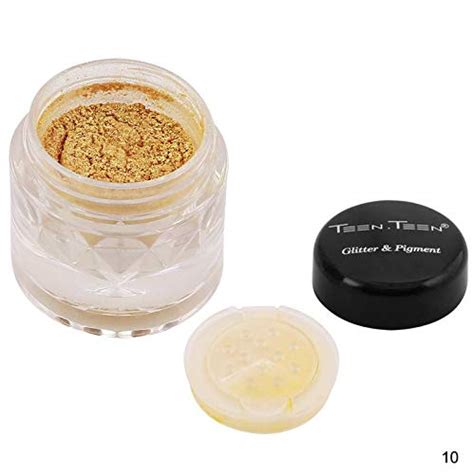 Buy TEEN TEEN Pure Glitters & Pigment Eye Shadow Powder Rush Gold 10 ...