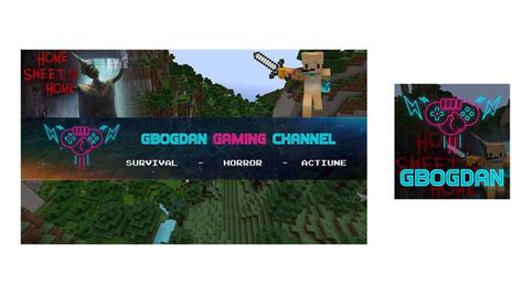 Banner + profil pentru un canal de Gaming pe YT | Freelancer