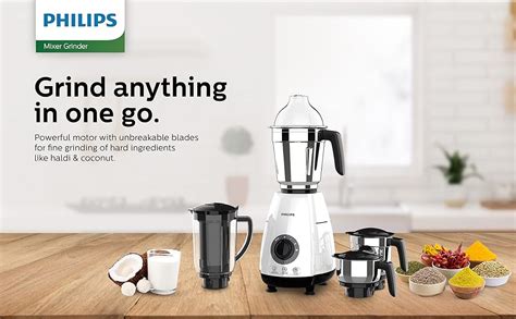 Buy Philips HL7703/03, Mixer grinder 1000 Watt, 4 Stainless Steel ...