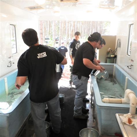 Gun Lake tribe members preparing to raise lake sturgeon to be released ...