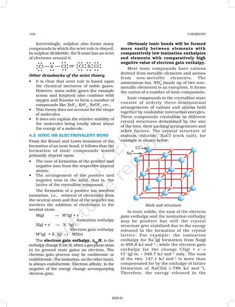 Chemical Bonding And Molecular Structure - NCERT Book of Class 11 ...