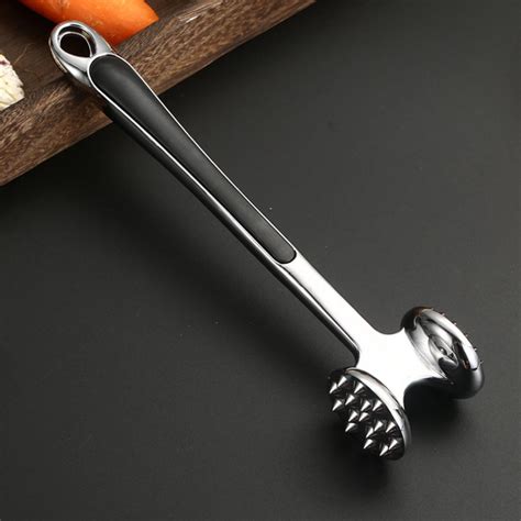 Meat Tenderizer Hammer,304 Stainless Steel Meat Solid Hammer Tool ...