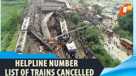 Odisha Train Accident: Check all Helpline Numbers; Details of Trains ...
