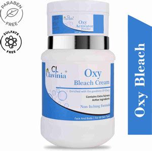 CLAVINIA Oxy Bleach Cream With Activator Powder 1 kg Price in India ...