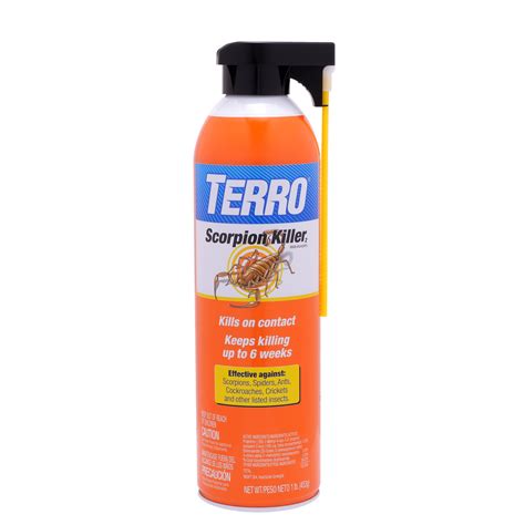 TERRO 16 oz Aerosol Spray Kill Scorpions Spiders Insects Indoor Outdoor ...