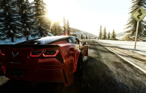 Download wallpaper winter, road, forest, the sun, snow, reflection ...