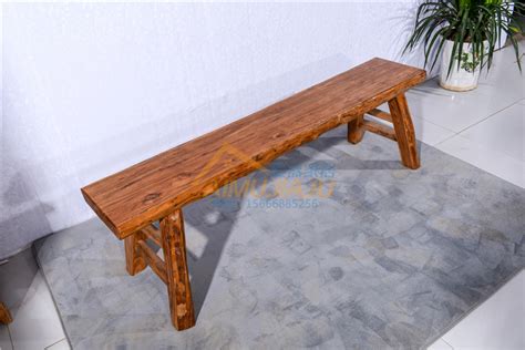 厂家直销中式老榆木长条凳子 实木长条板凳 大板桌配套实木凳子-阿里巴巴