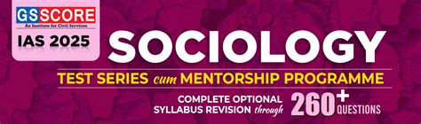 UPSC Mains Test Series 2025-2026 (GS Mains Test Series) - GS SCORE