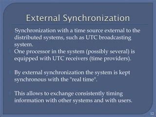 Image result for Clock Synchronization in Distributed System Diagram