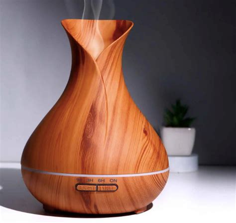Brown Electric Diffuser for Home Fragrance Essential Oil – FANCY DIFFUSER
