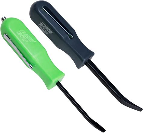 SUNHZMCKP 2 PCS Mini Pocket Pry Bar Set, 4.5 Inch Small Pry Bar Tool ...