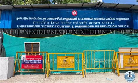 Temporary ticket counter to be opened shortly in Egmore railway station
