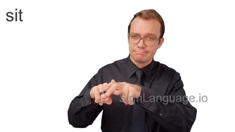 Image result for Sign Language for Sit