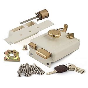 Europa Stainless Steel Night Latch Lock for Main Entrance Single and ...
