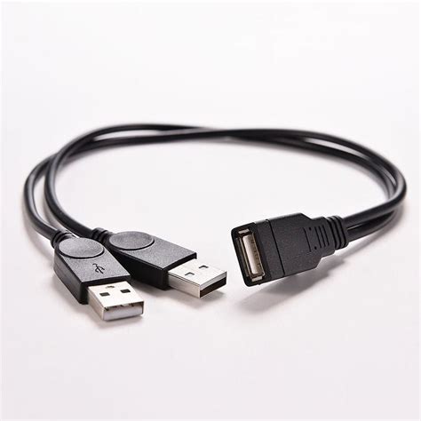 Image result for Double USB Cable