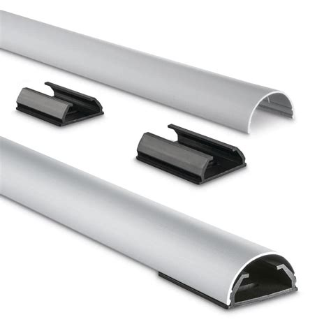 Buy Hama Aluminium Cable Duct, Semi-Circular, 110/3.3/1.8 cm, silver ...