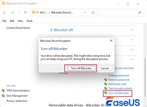 How to Remove BitLocker Encryption From Drive 的图像结果