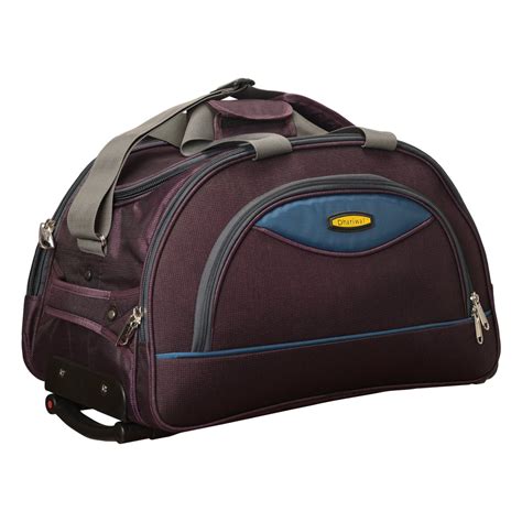 Dhariwal Rolling Trolley Duffle Bag [Size 24"] [Capacity(in L) 75L] [M ...