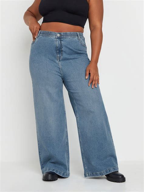 Women | Plus Size | Wide Leg Jeans | 22 | High | Very